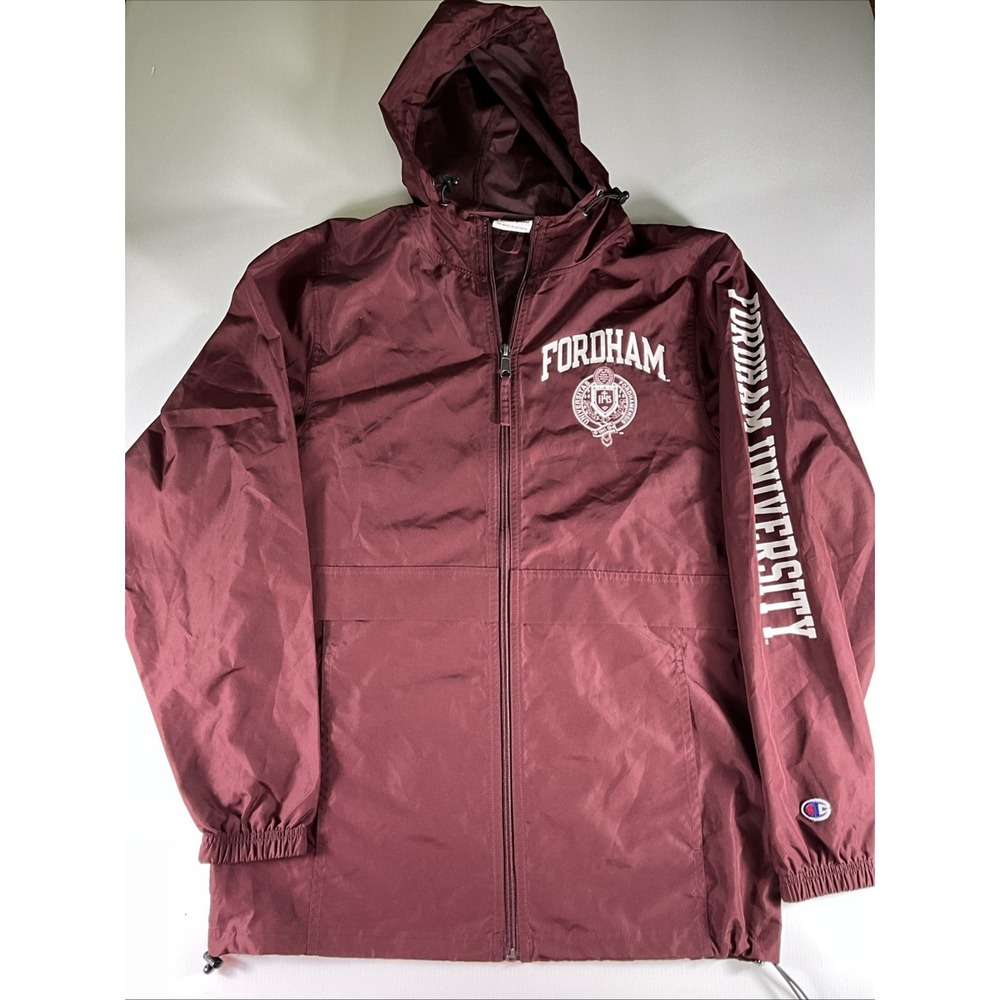 Champion Fordham Rams STEP Packable Anorak Windbreaker Mens XS